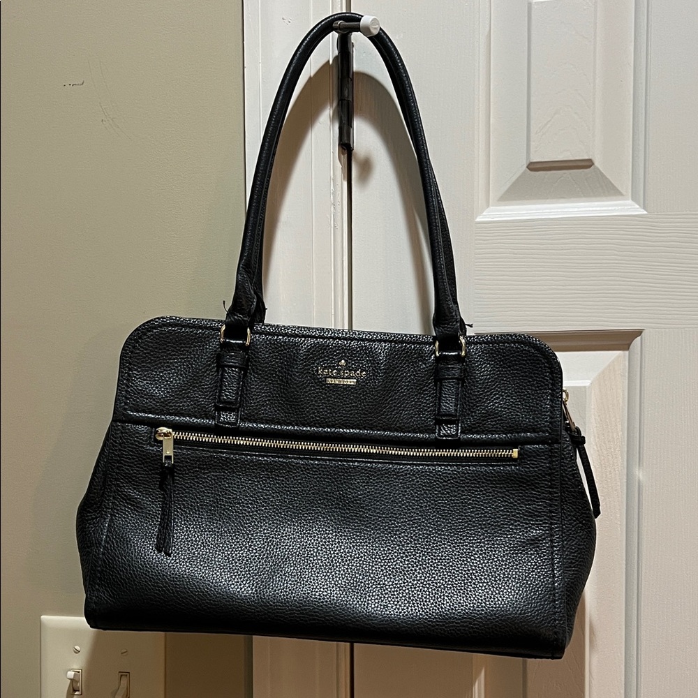 Black Leather Handbag